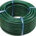 Green Braided Hose Pipe 3/4 Inch 50Mtrs