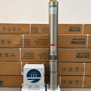 3000W 3kW 4HP Doyin Solar Submersible Water Pump Ordinary Impeller and Controller 190m Max Head, Max Rate 10m3/hr
